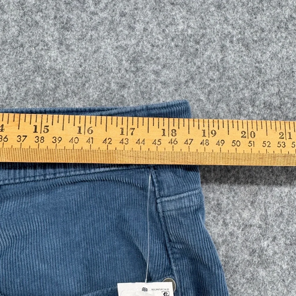 Cremieux Corbin Corduroy Pants Mens 36x34 Blue Straight Fit 5-Pocket New